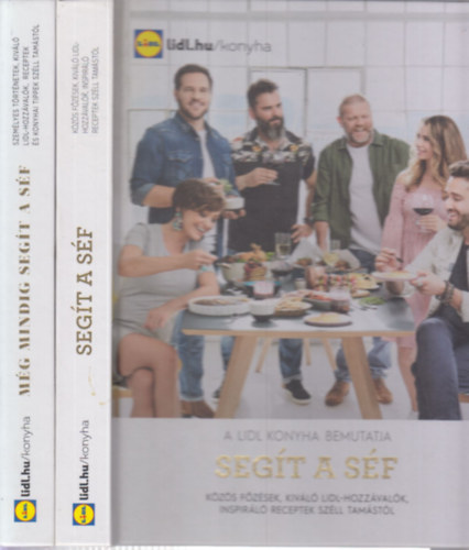 Széll Tamás - 2 db. szakácskönyv (Segít a séf + Még mindig segít a séf)