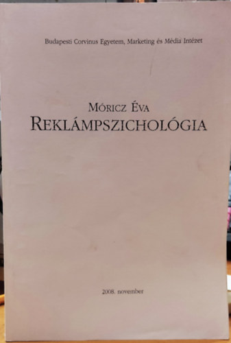 M�ricz �va - Rekl�mpszichol�gia