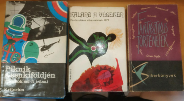 3 db sci-fi antolgia: Fantasztikus trtnetek + Kaland a vgeken + Piknik a senkifldjn