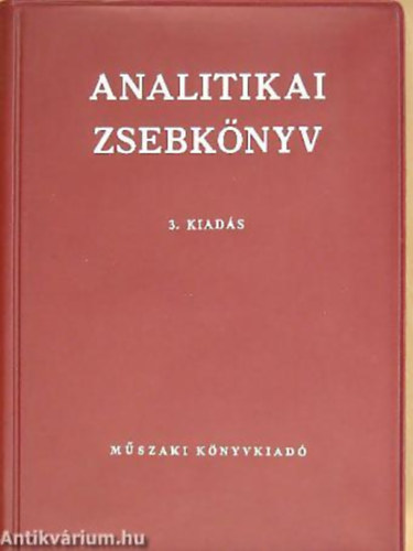 Bnyai-Kocsis-Dr. Mzor-Rdy - Analitikai zsebknyv