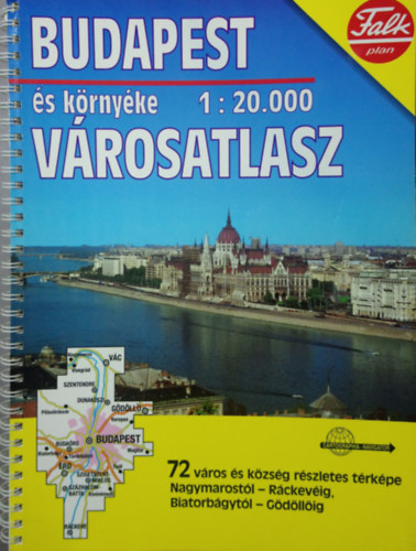 Budapest s krnyke vrosatlasz (1:20.000)