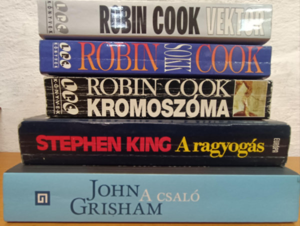 Stephen King, Robin: Cook John Grisham - Szórakoztató irodalmi könyvcsomag