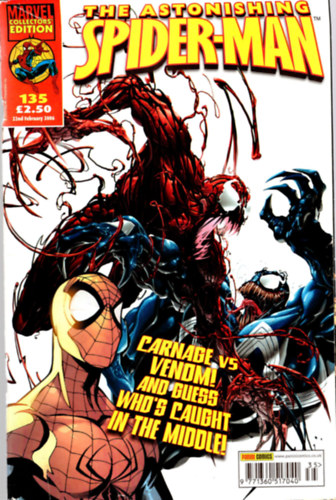 The astonishing Spider-man 135.- Carnage vs Venom ! and guess who's caught in the middle !