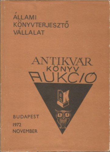 Antikvr Knyv aukci 1972