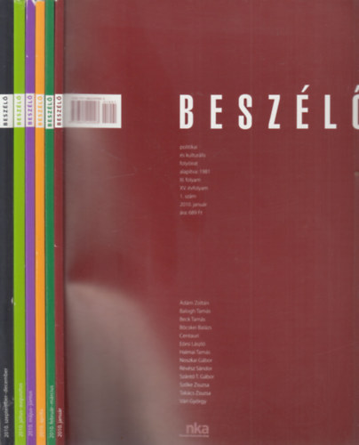 Beszélő 2010/1-12. (teljes évfolyam, lapszámonként)