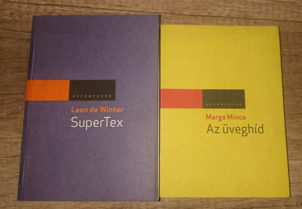 Leon de Winter Marga Minco - 2 k�nyv a Gondolat Kiad� Akcentusok c�m� vil�girodalmi sorozat�b�l: Az �vegh�d, SuperTex