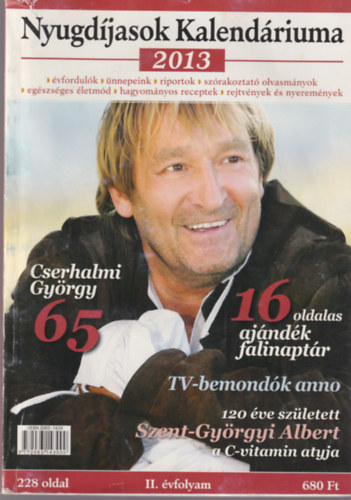 Borzk Tibor - Nyugdjasok kalendriuma 2013