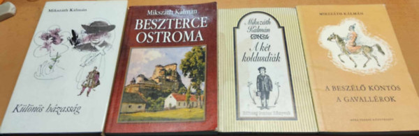 Miksz�th  K�lm�n - 4 db Miksz�th K�lm�n k�tet (c�mek a term�klapon, saj�t fot�)