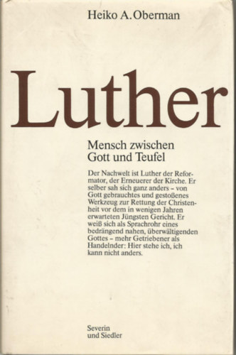 Heiko A. Oberman - Luther
