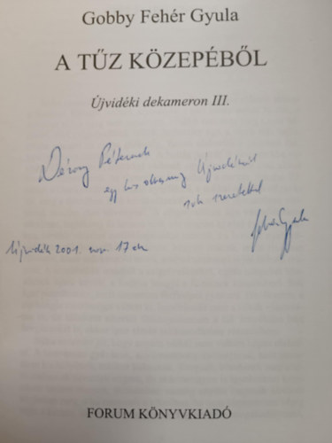 Gobbyfehr Gyula - A tz kzepbl