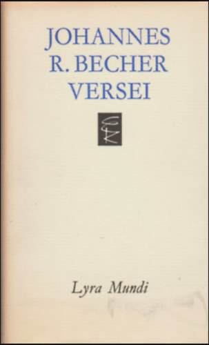 Johannes R. Becher - Johannes R. Becher versei
