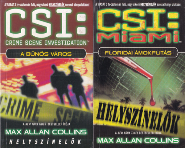 Max Allen Collins - 2 db CSI krimi: A bns vros + Floridai mokfuts