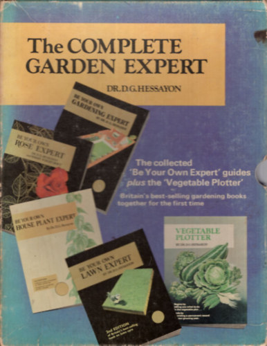 Dr.D.G. Hessayon - The Complete Garden Expert (5db angol fzet tokban.)