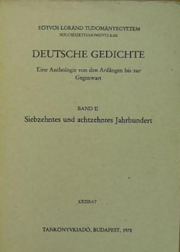 Deutsche Gedichte II.