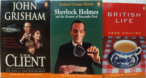 Anne Collins, Arthur Conan Doyle John Grisham - Angol nyelvű penguin könyvcsomag