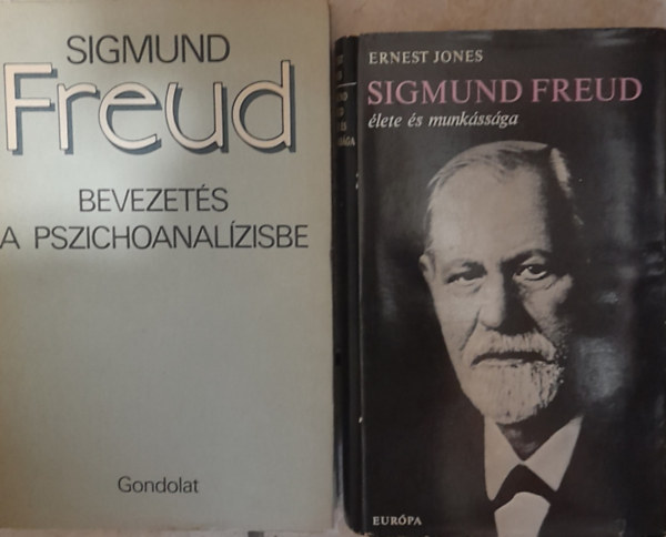 Ernest Jones - 2 db: Sigmund Freud: Bevezet�s a pszichol�gi�ba + Ernest Jones: S.Freud �lete �s munk�ss�ga
