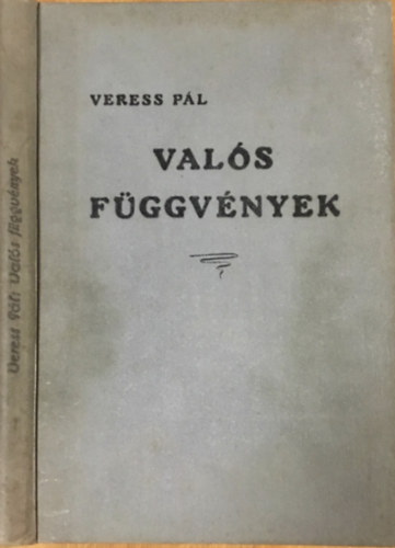 Dr. Veress Pál - Valós függvények