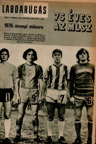 Hoffer J�zsef   (szerk) - Labdar�g�s 1976. XXII. �vfolyam 1-12. sz�m (teljes)