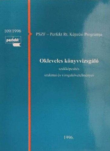 Dr N�meth Istv�n  (szerk.) - Okleveles k�nyvvizsg�l� szakk�pes�t�s