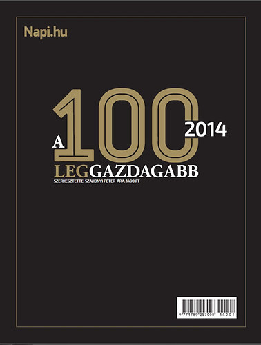 Domokos Lszl  (szerk); Szakonyi Pter (szerk.) - A 100 leggazdagabb 2014