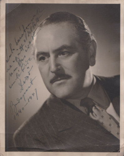 Ernster Dezs (1891-1981) operanekes dediklt fotja (20x25 cm)