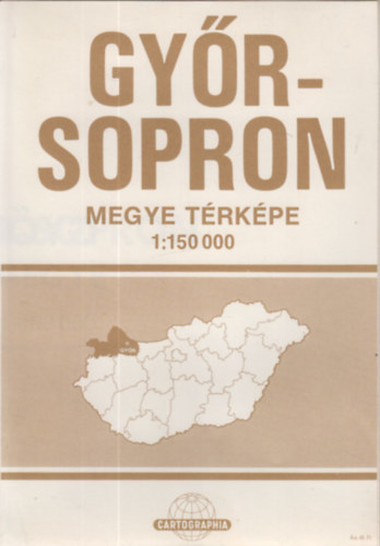 Gyr-Sopron megye trkpe (1:150 000)