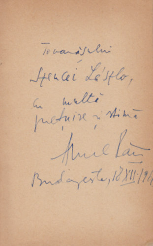 Aurel Rau - Focurile sacre (Dedikált)