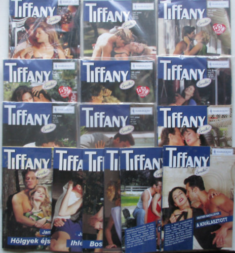 15 db Tiffany romantikus ktet