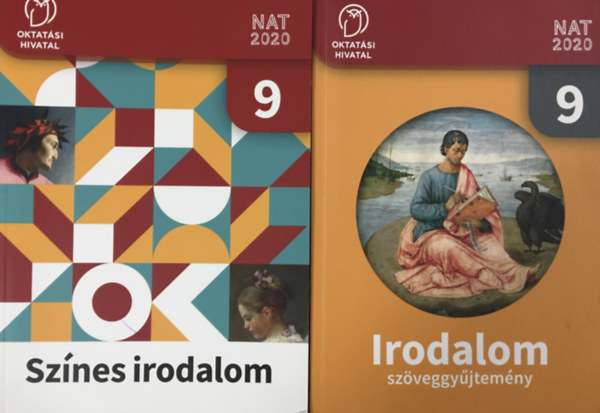 Sándor Csilla (szerk.) - Színes irodalom 9. Tankönyv + Szöveggyűjtemény (2 kötet)