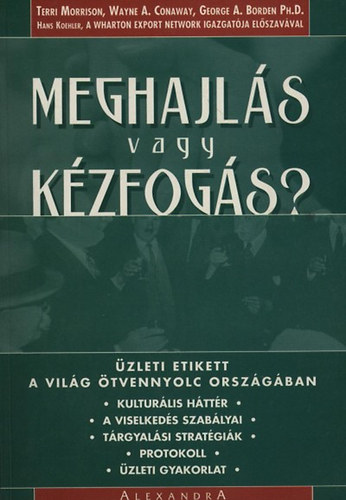Terri, Conaway, Waynea., Borden, Georgea. Morrison - Meghajls vagy kzfogs?