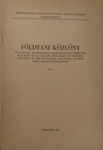 Dr. Kleb Béla - Kőzetminősítés Schmidt kalapáccsal építésföldtani térképezés keretében (Földtani Közlöny - Rövid közlemények)