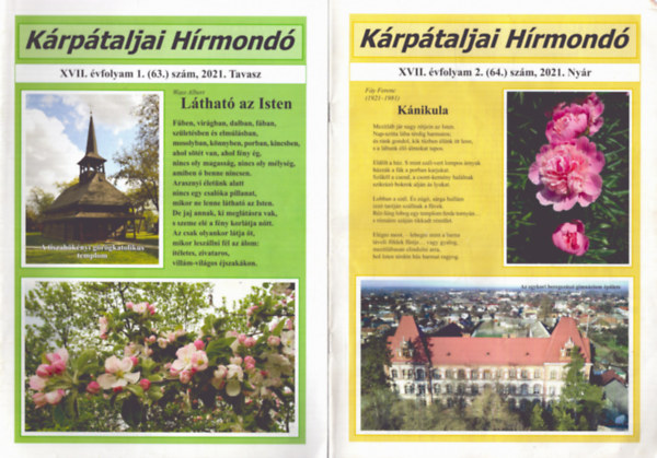 F�zesi Magda  (f�szerk.) - K�rp�taljai H�rmond� XVII. �vfolyam 2021. teljes (1-4. sz�m)