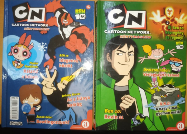 2 db Cartoon Network knyvmagazin