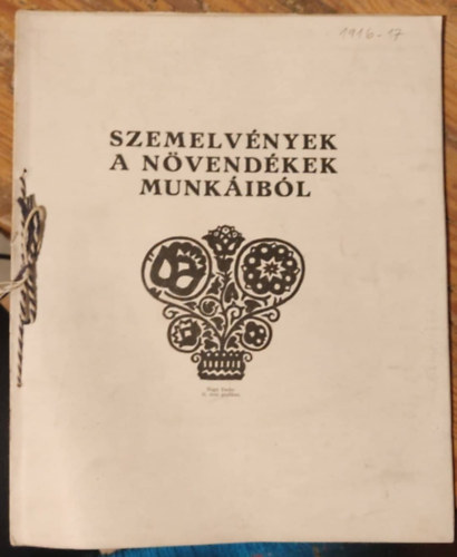 Szemelvnyek a nvendkek munkibl