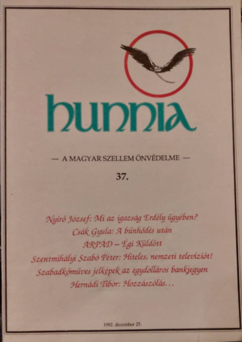 Hunnia - A magyar szellem nvdelme 37.