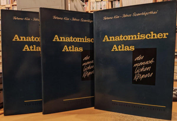 Kiss Ferenc Dr.- Szent�gothai J�nos Dr.  (szerk.) - Anatomischer Atlas des menschlichen K�rpers I-III.