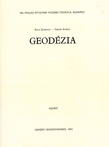 Tokodi Andrs; Batiz Zoltnn - Geodzia (Kzirat)