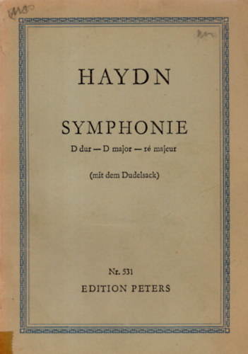Haydn Symphonie - D dur (Die Uhr)