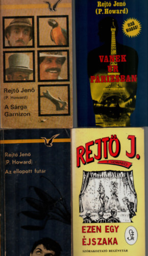 Rejt Jen - 4 db Rejt Jen egytt: Ezen egy jszaka, Az ellopott futr, Vanek r Prizsban, A Srga Garnizon.