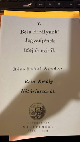 Szeder Fábián, Nagy Ajtai Kovács István Réső Ensel Sándor - 3 db Tudományos Gyűjtemény reprint