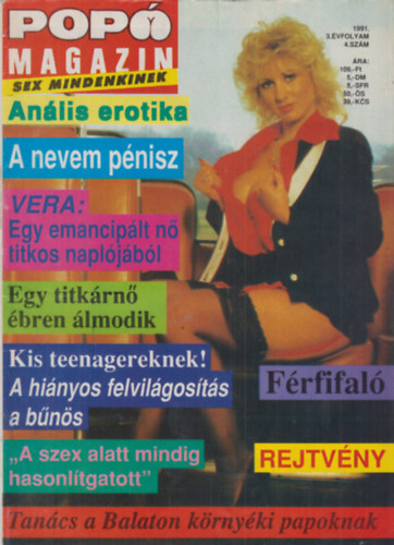 Pop� magazin - 1991. 3. �vfolyam 4. sz�m