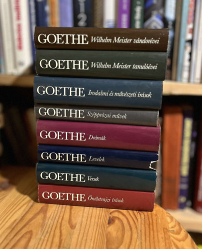 8 db Goethe knyv