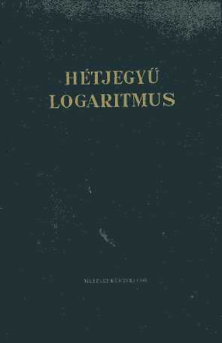 Mszaki Knyvkiad - Htjegy logaritmus