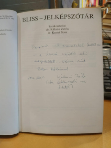 dr. Kassai Ilona dr. Klmn Zsfia - Bliss- jelkpsztr