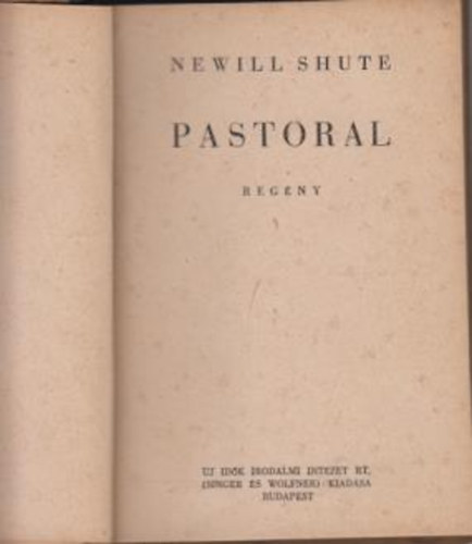 Nevill Shute - Pastoral