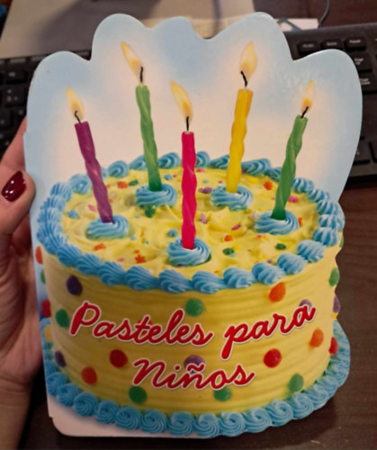 Pasteles Para Ninos (spanyol nyelv szakcsknyv)
