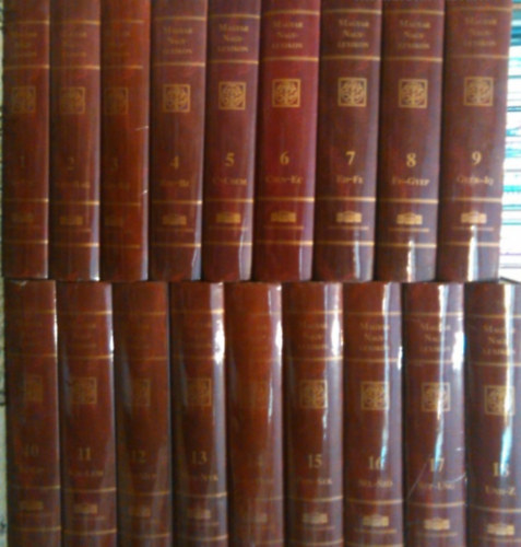 Dank� Imre - Bogn�r K�roly - �d�m Antal - Magyar Nagylexikon 1-18 - A-Z - ig - KIEG�SZ�T� K�TET N�LK�L