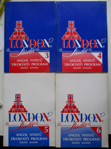 London St�di� - Angol nyelv� t�voktat� program kezd�k sz�m�ra 3-4-5-6. k�tetek