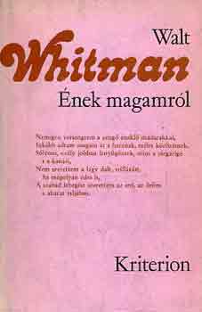 Walt Whitman - �nek magamr�l