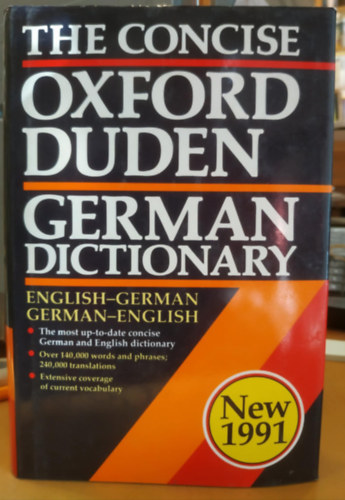 Clark-Thyen - The Concise Oxford Duden German Dictionary - english-german, german-english